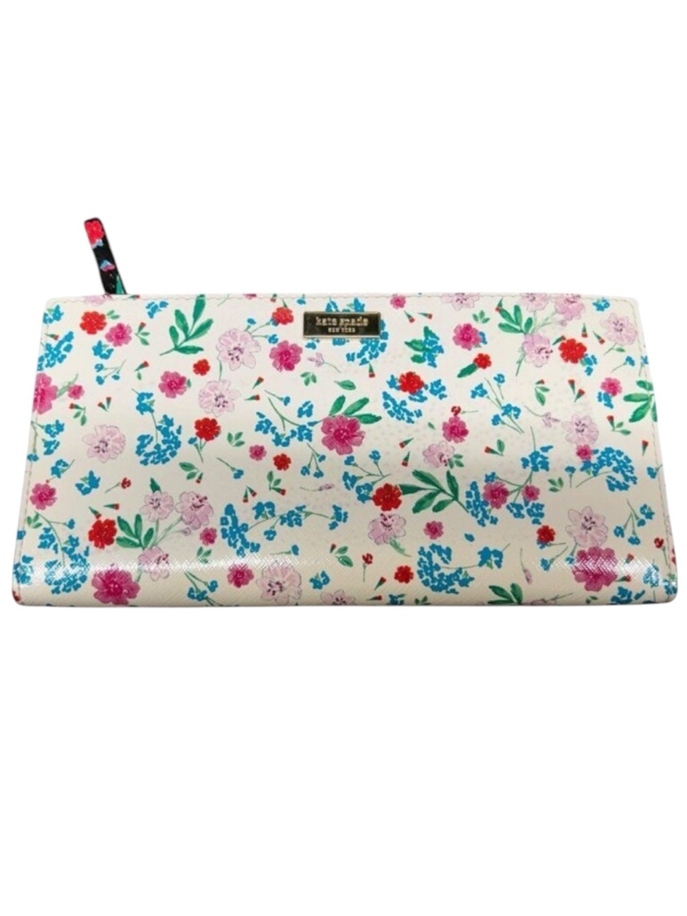 KATE SPADE Gardener Street Greenhouse Floral Shawn Flat Wallet Clutch — PRETTY!!